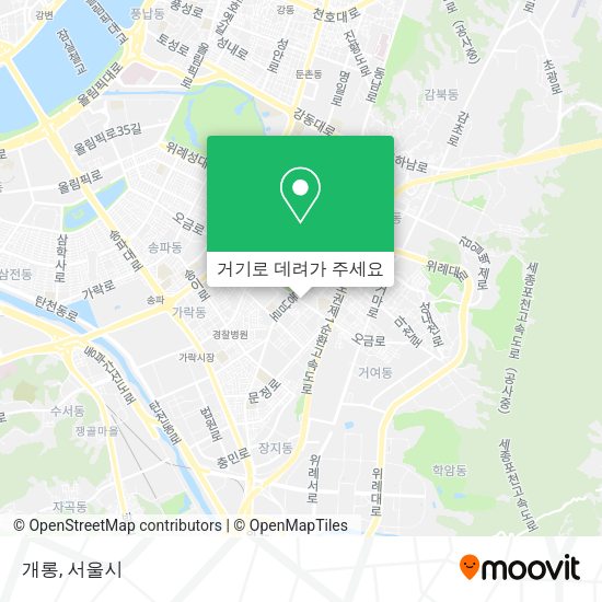 개롱 지도