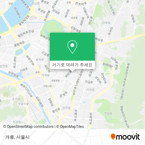 개롱 지도