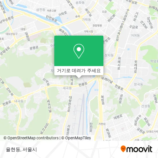 율현동 지도