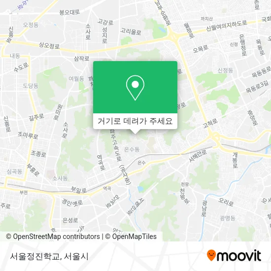 서울정진학교 지도