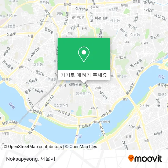 Noksapyeong 지도