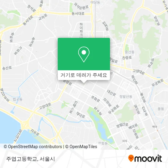 주엽고등학교 지도