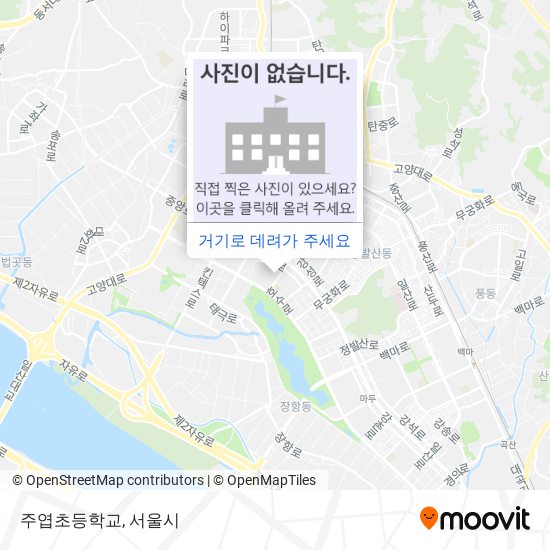 주엽초등학교 지도