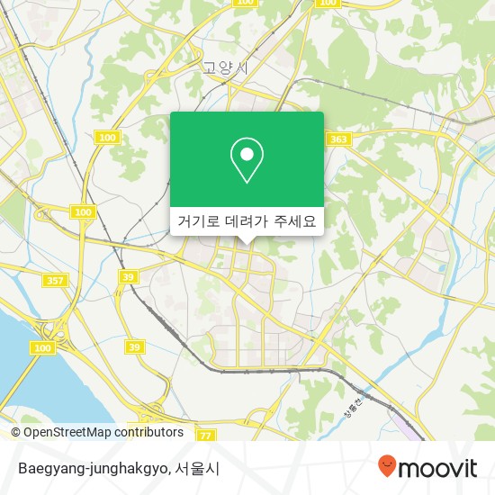 Baegyang-junghakgyo 지도