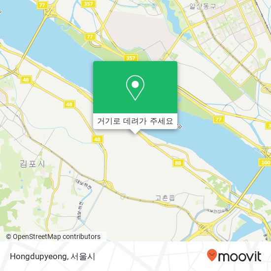Hongdupyeong 지도
