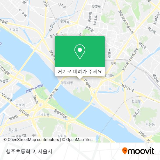 행주초등학교 지도