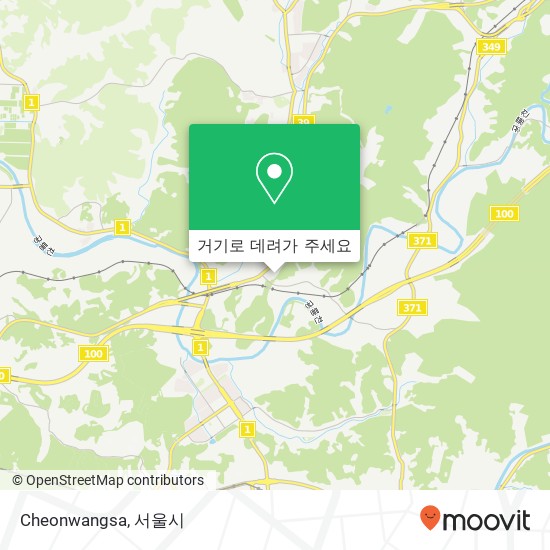 Cheonwangsa 지도