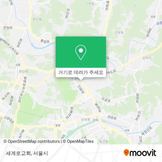 세계로교회 지도