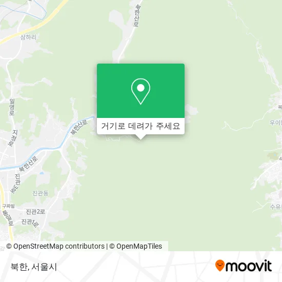 북한 지도