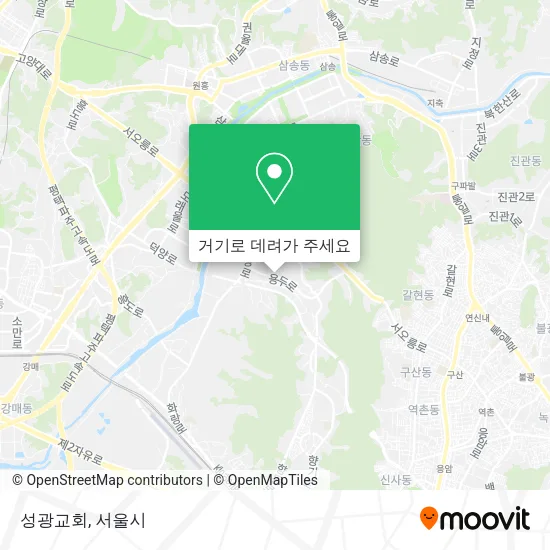 성광교회 지도