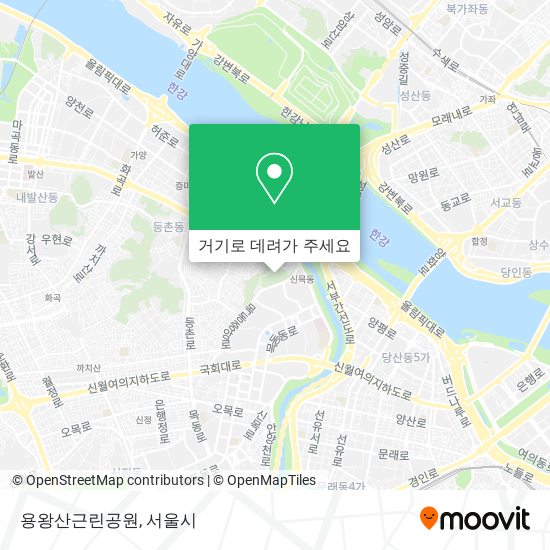 용왕산근린공원 지도