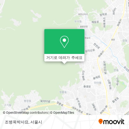 조병옥박사묘 지도