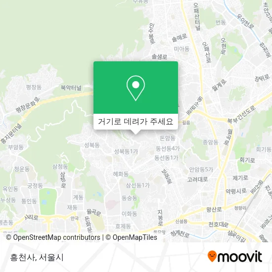 흥천사 지도