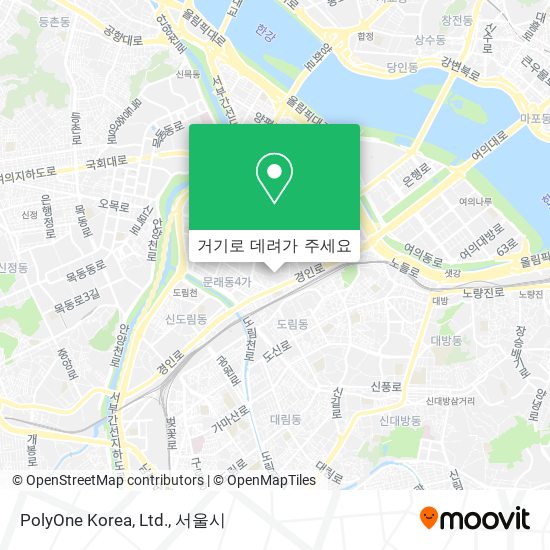 PolyOne Korea, Ltd. 지도