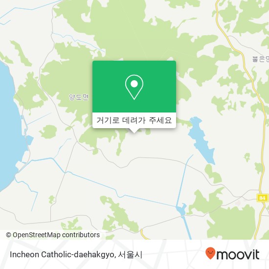 Incheon Catholic-daehakgyo 지도