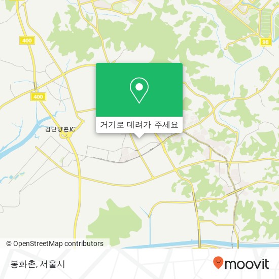 봉화촌 지도
