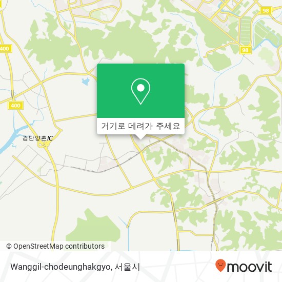 Wanggil-chodeunghakgyo 지도
