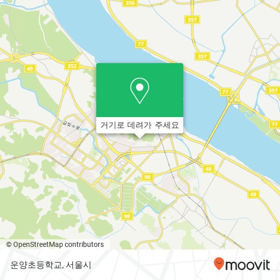 운양초등학교 지도