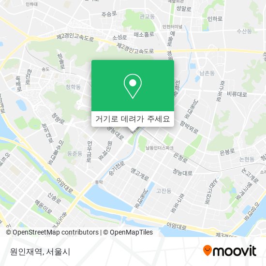 원인재역 지도