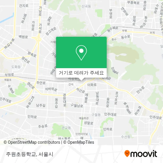 주원초등학교 지도