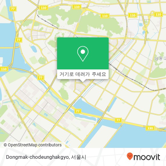 Dongmak-chodeunghakgyo 지도