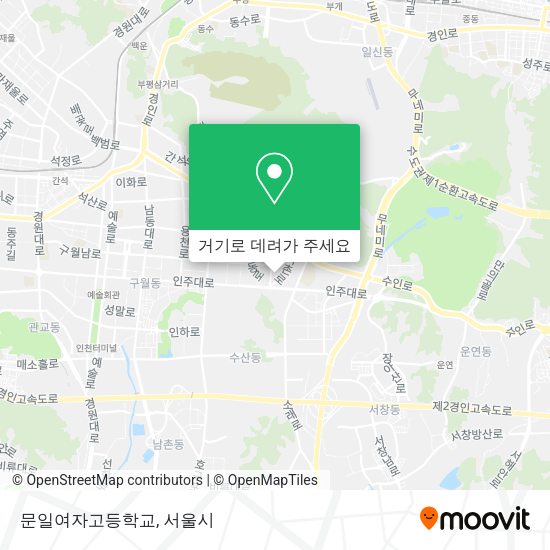 문일여자고등학교 지도