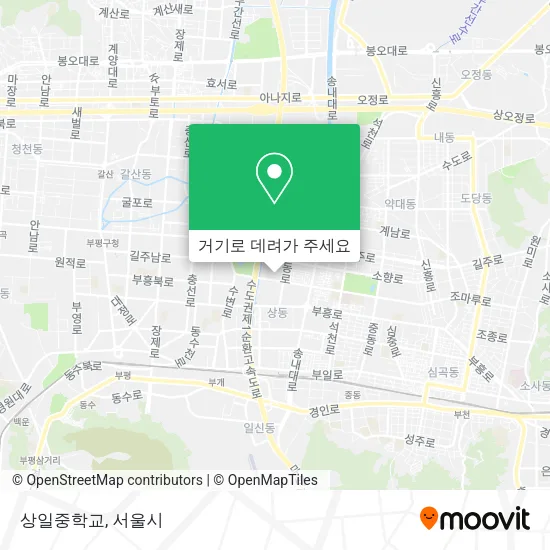 상일중학교 지도