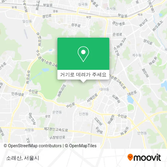 소래산 지도