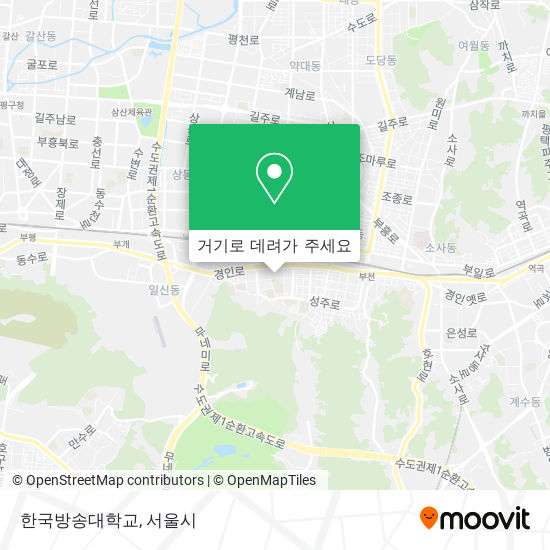 한국방송대학교 지도