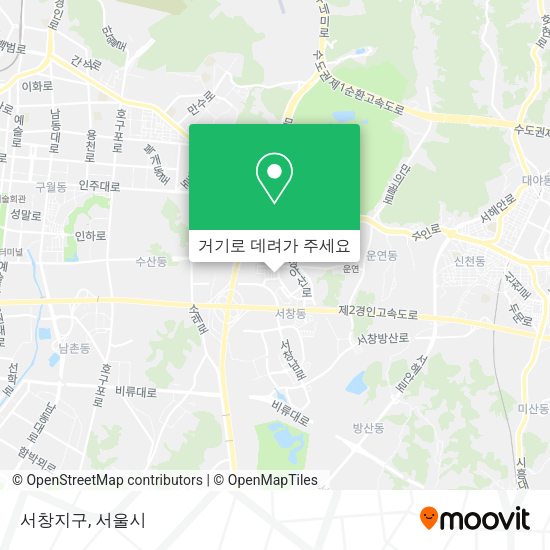서창지구 지도