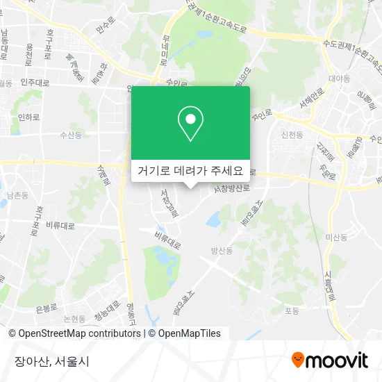 장아산 지도