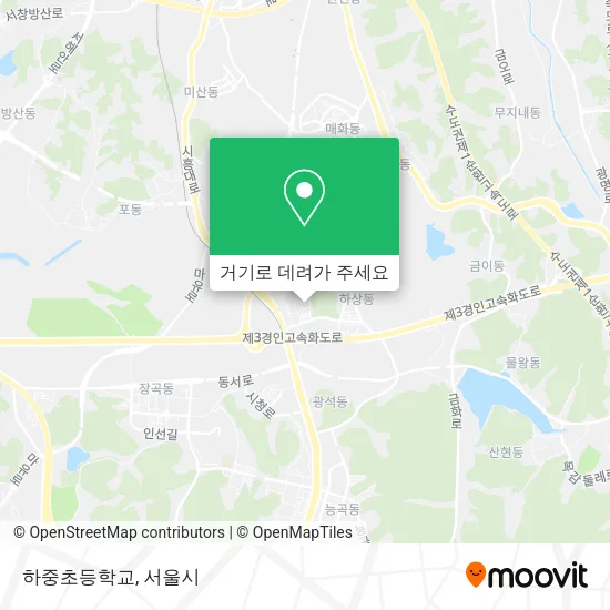 하중초등학교 지도