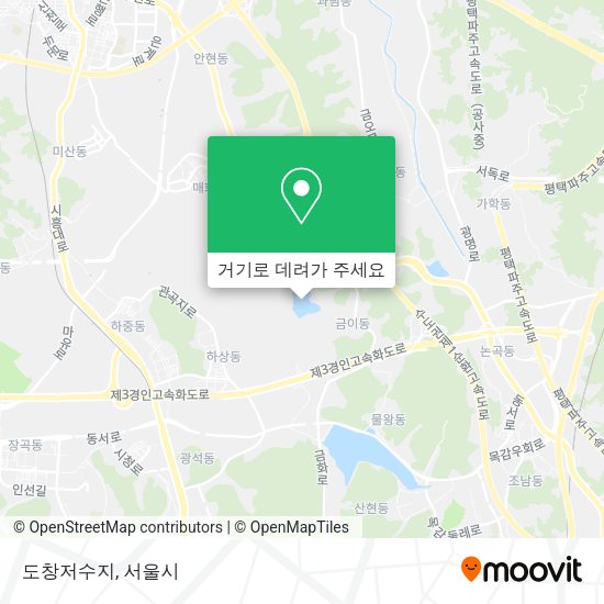 도창저수지 지도