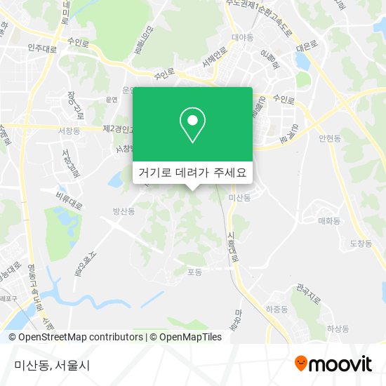 미산동 지도