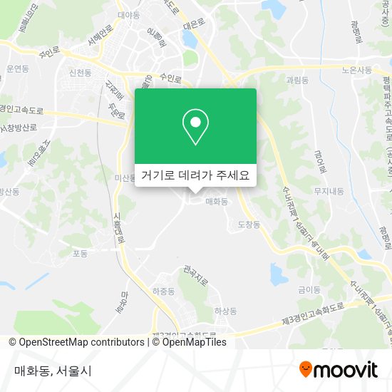 매화동 지도
