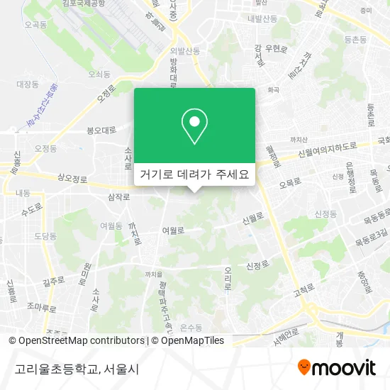 고리울초등학교 지도