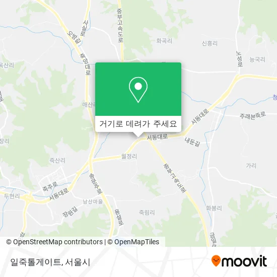 일죽톨게이트 지도