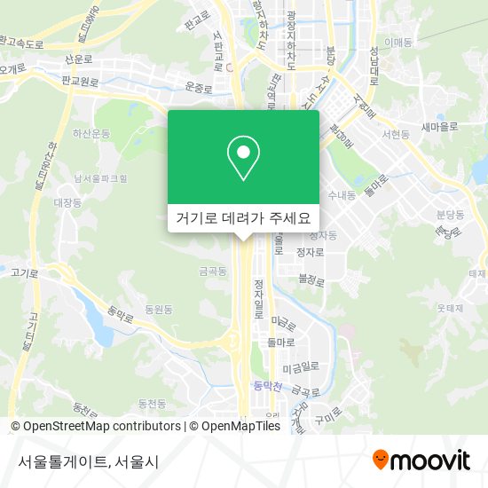 서울톨게이트 지도
