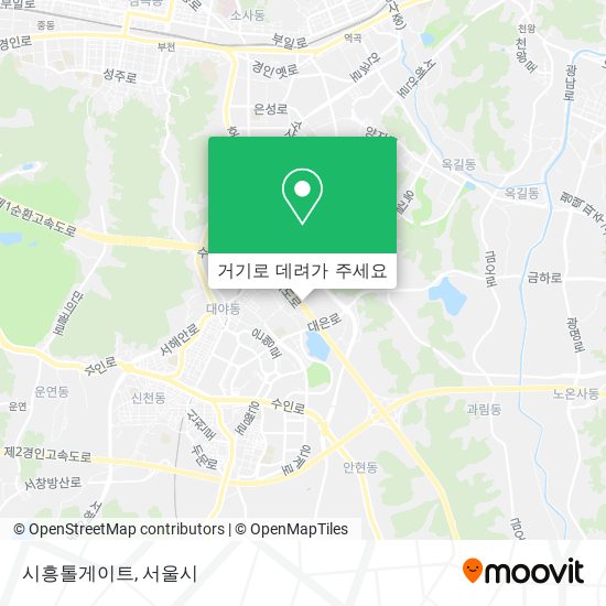 시흥톨게이트 지도