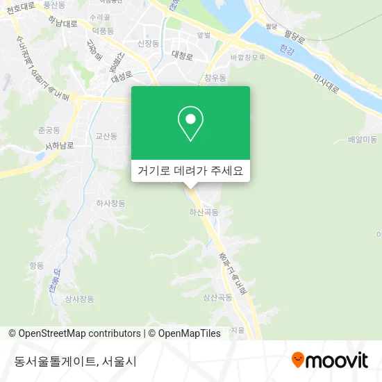 동서울톨게이트 지도