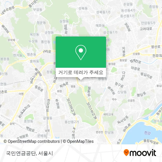 국민연금공단 지도