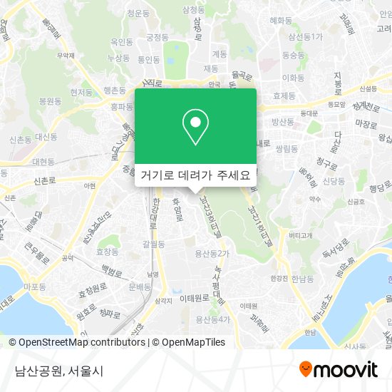 남산공원 지도