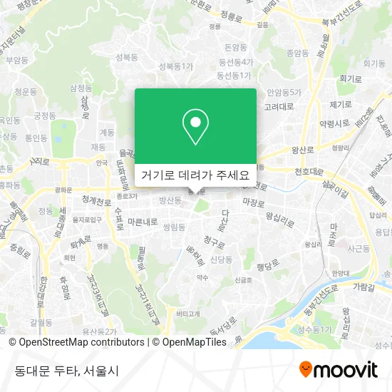 동대문 두타 지도