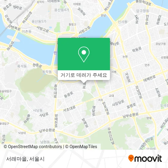 서래마을 지도