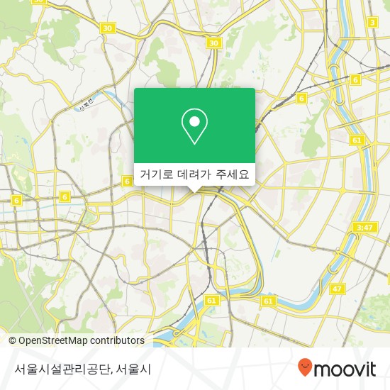 서울시설관리공단 지도