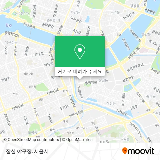 잠실 야구장 지도