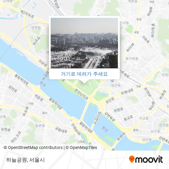 하늘공원 지도