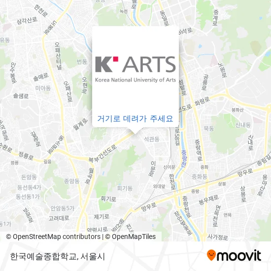 한국예술종합학교 지도