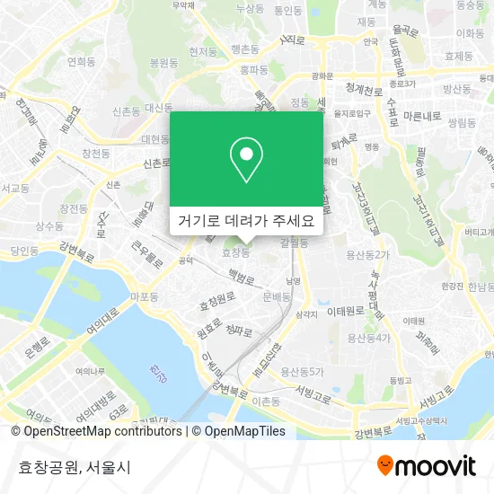 효창공원 지도