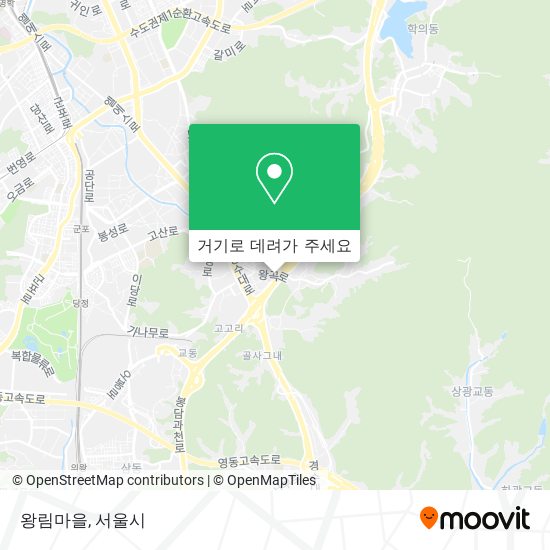 왕림마을 지도